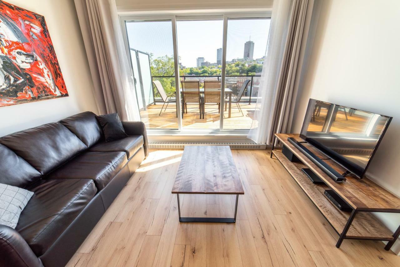 Апартаменти Aux Havres Urbains - Le Penthouse Du Kameleon Квебек Екстер'єр фото