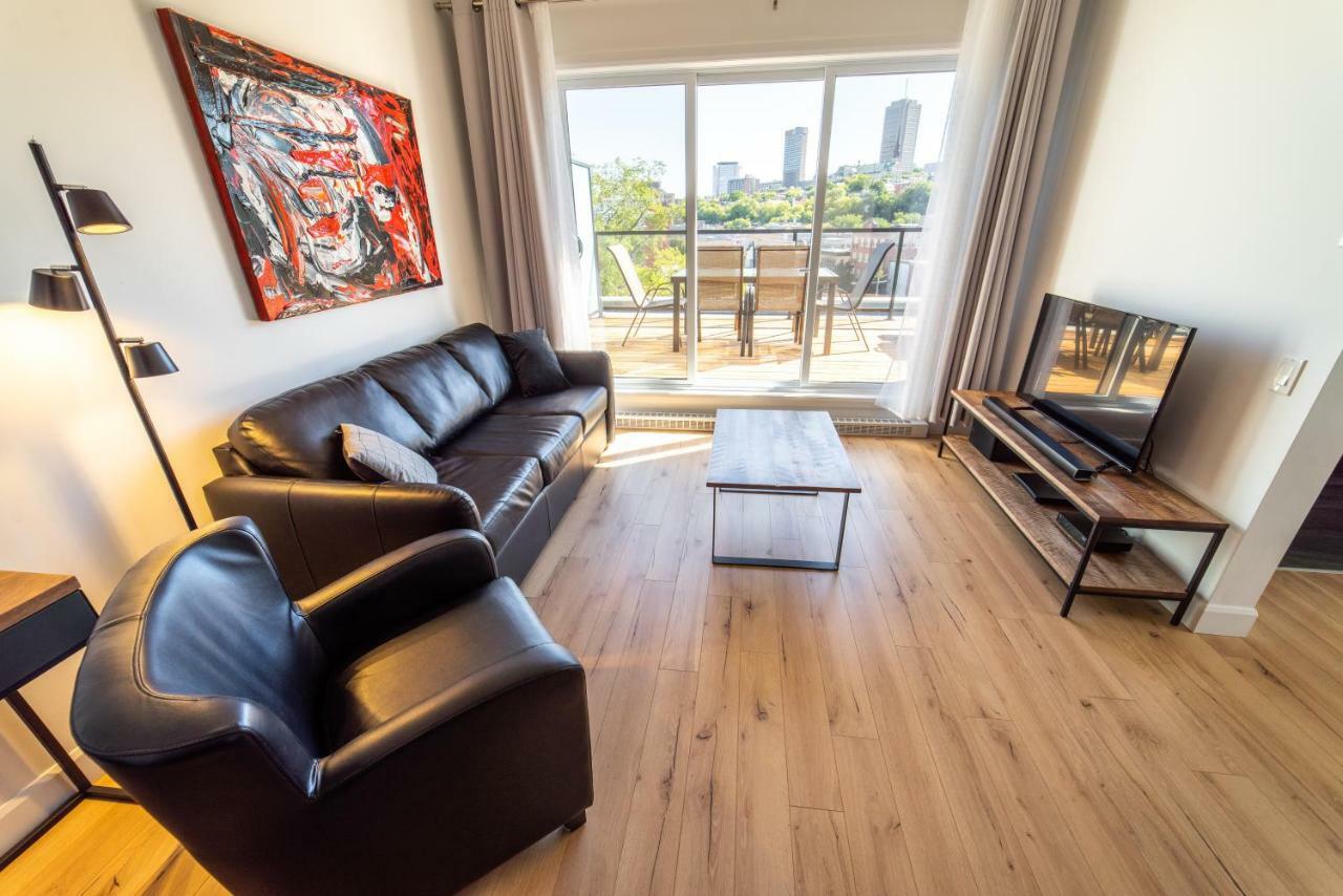 Апартаменти Aux Havres Urbains - Le Penthouse Du Kameleon Квебек Екстер'єр фото