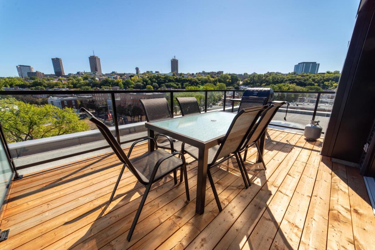 Апартаменти Aux Havres Urbains - Le Penthouse Du Kameleon Квебек Екстер'єр фото